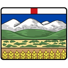 Provincial Shield of Alberta Fleece Blanket (Medium) 