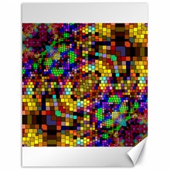 Color Mosaic Background Wall Canvas 18  X 24  by Pakrebo