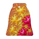 Fractal Math Mathematics Science Ornament (Bell) Front