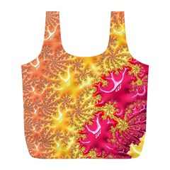 Fractal Math Mathematics Science Full Print Recycle Bag (L)