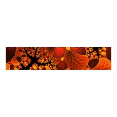 Leaf Autumn Nature Background Velvet Scrunchie by Pakrebo