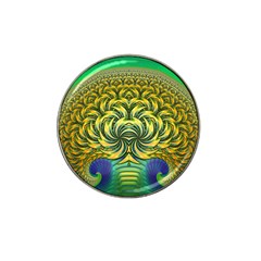 Fractal Tree Abstract Fractal Art Hat Clip Ball Marker (4 Pack) by Pakrebo