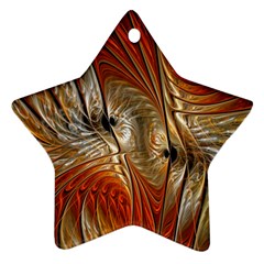 Pattern Background Swinging Design Star Ornament (Two Sides)