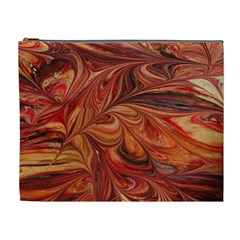 Marbled Paper Mottle Color Movement Cosmetic Bag (xl) by Pakrebo