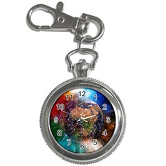 Network Earth Block Chain Globe Key Chain Watches by Pakrebo