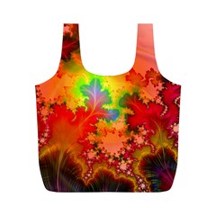 Background Abstract Color Form Full Print Recycle Bag (m) by Pakrebo