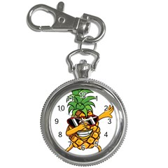 Dabbing Pineapple Sunglasses Shirt Aloha Hawaii Beach Gift Key Chain Watches by SilentSoulArts