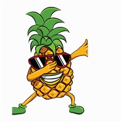 Dabbing Pineapple Sunglasses Shirt Aloha Hawaii Beach Gift Small Garden Flag (two Sides) by SilentSoulArts