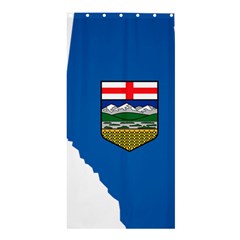 Flag Map Of Alberta Shower Curtain 36  X 72  (stall)  by abbeyz71