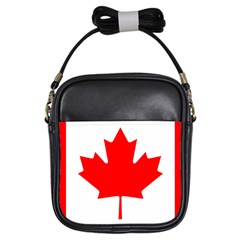 National Flag Of Canada Girls Sling Bag by abbeyz71