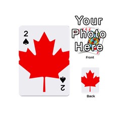 National Flag Of Canada Playing Cards 54 (mini) by abbeyz71