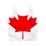 National Flag of Canada Full Print Recycle Bag (M) Back