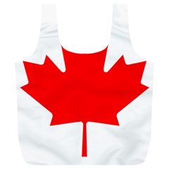 National Flag Of Canada Full Print Recycle Bag (xl) by abbeyz71