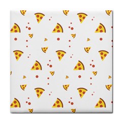 Pizza Pattern Pepperoni Cheese Funny Slices Face Towel by genx