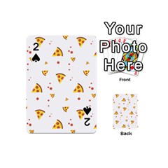 Pizza Pattern Pepperoni Cheese Funny Slices Playing Cards 54 (mini) by genx