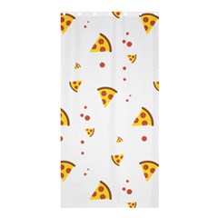 Pizza Pattern Pepperoni Cheese Funny Slices Shower Curtain 36  X 72  (stall)  by genx