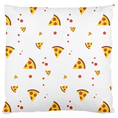 Pizza Pattern Pepperoni Cheese Funny Slices Large Cushion Case (one Side)