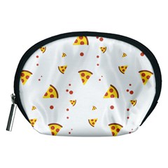 Pizza Pattern Pepperoni Cheese Funny Slices Accessory Pouch (medium) by genx