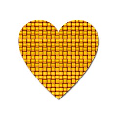 Wood Weave 1 Heart Magnet by ArtworkByPatrick
