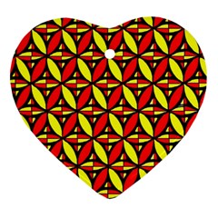 Rby 6 Heart Ornament (two Sides)