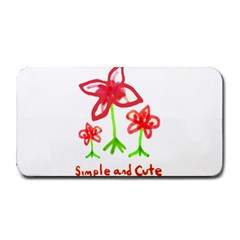 Flowers And Cute Phrase Pencil Drawing Medium Bar Mats by dflcprintsclothing