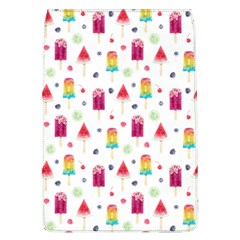 Popsicle Juice Watercolor With Fruit Berries And Cherries Summer Pattern Removable Flap Cover (l) by genx