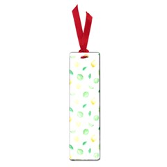 Lemon And Limes Yellow Green Watercolor Fruits With Citrus Leaves Pattern Small Book Marks