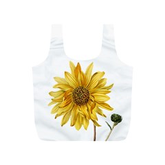 Sunflower - Vintage Full Print Recycle Bag (s) by WensdaiAmbrose