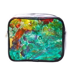 Underwater Summer Mini Toiletries Bag (one Side) by arwwearableart