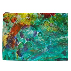 Underwater Summer Cosmetic Bag (xxl) by arwwearableart