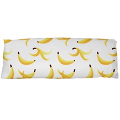 Yellow Banana And Peels Pattern With Polygon Retro Style Body Pillow Case (dakimakura) by genx