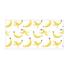 Yellow Banana And Peels Pattern With Polygon Retro Style Yoga Headband by genx