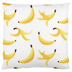 Yellow Banana And Peels Pattern With Polygon Retro Style Standard Flano Cushion Case (one Side) by genx