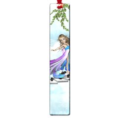 Cute Fairy Dancing On A Piano Large Book Marks by FantasyWorld7