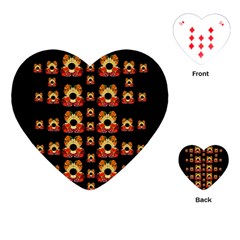 Sweets And  Candy As Decorative Playing Cards (heart) by pepitasart