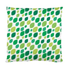 Leaves Green Modern Pattern Naive Retro Leaf Organic Standard Cushion Case (two Sides) by genx