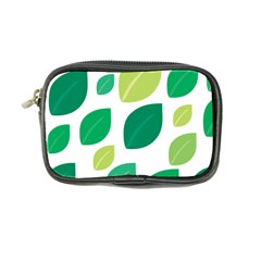 Leaves Green Modern Pattern Naive Retro Leaf Organic Coin Purse by genx