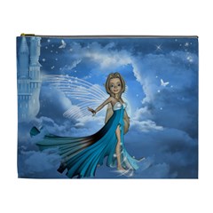 Cute Fairy In The Sky Cosmetic Bag (xl)