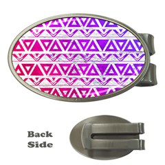 Fancy Tribal Pattern Money Clips (Oval) 