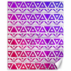 Fancy Tribal Pattern Canvas 11  x 14 