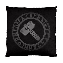 Thor Hammer With Runes Valhalla Tristella Viking Norse Mythology Mjolnir Standard Cushion Case (one Side) by snek