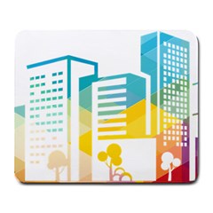 Silhouette Cityscape Building Icon Color City Large Mousepads