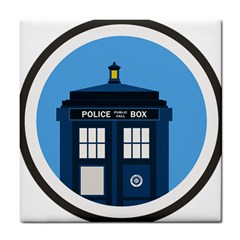 Doctor Who Tardis Tile Coasters by Sudhe