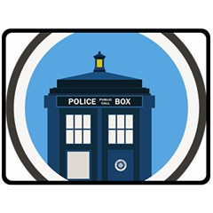 Doctor Who Tardis Double Sided Fleece Blanket (large)  by Sudhe