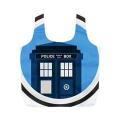 Doctor Who Tardis Full Print Recycle Bag (m) by Sudhe
