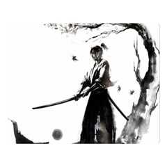 Japan Samurai Drawing   Warrior Double Sided Flano Blanket (large)  by Sudhe