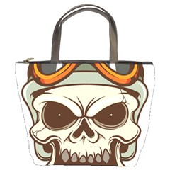 Motorcycle Helmet Skull Clip Art Cranial Skeleton Bucket Bag by Sudhe