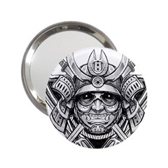 Drawing Samurai Tattoo Sketch Japanese Samurai 2 25  Handbag Mirrors