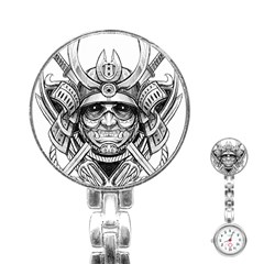 Drawing Samurai Tattoo Sketch Japanese Samurai Stainless Steel Nurses Watch by Sudhe