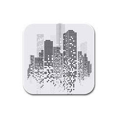 Division A Collection Of Science Fiction Fairytale Rubber Square Coaster (4 Pack) 